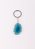 Agate Slice Keyring | Blue-Image 2