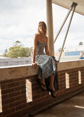 Amelie Check - Organic Midi Dress | Multi-Image 2