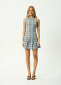 Amelie Check - Organic Mini Dress | Multi-Image 1
