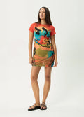 Apocalypso - Recycled Sheer Mini Dress | Multi-Image 6