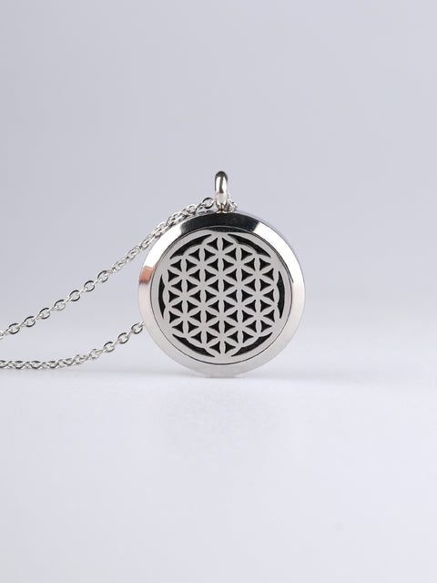 Aroma Pendant Mandala silver