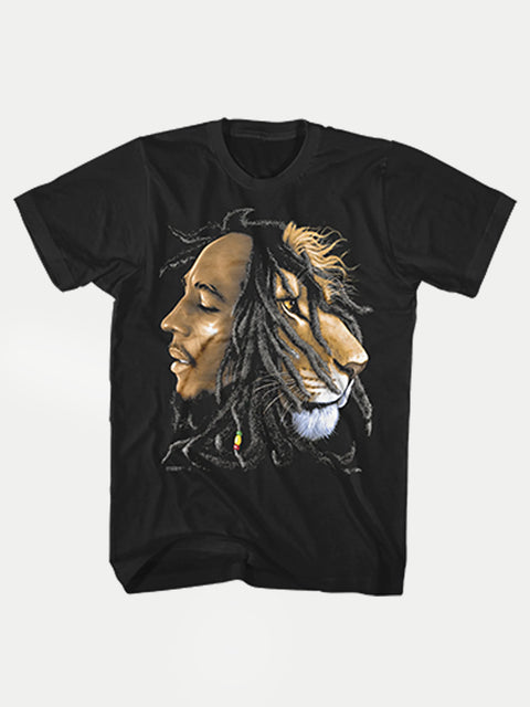 Bob Marley - Profile Lion T-Shirt