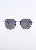 Brandon Wireframe Sunglasses | Matte Black-Image 1