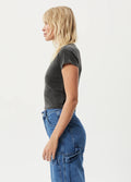 Burning - Organic Recycled Baby T-shirt | Stone Black-Image 2