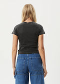 Burning - Organic Recycled Baby T-shirt | Stone Black-Image 3