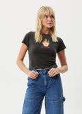 Burning - Organic Recycled Baby T-shirt | Stone Black-Image 4