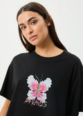 Butterfluer - Hemp Oversized Tee | Black-Image 4