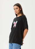 Butterfluer - Hemp Oversized Tee | Black-Image 6