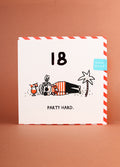 Card - 18 Party Hard | One Colour-Image 1