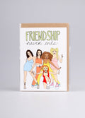 Card - Friendship never ends | One Colour-Image 2