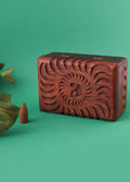 Carved Box Yin & Yang Shisham Wood | One Colour-Image 1