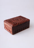 Carved Box Yin & Yang Shisham Wood | One Colour-Image 3
