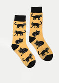 Cosmic Crew Socks | Black Cat-Image 1