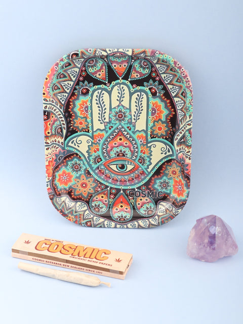 Cosmic Rolling Tray metal 18 x 14 cm