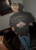 Crashed Out - Recycled Boxy Fit Tee | Stone Black-Image 2