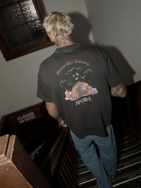 Crashed Out - Recycled Boxy Fit Tee