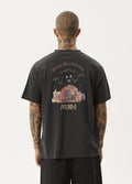 Crashed Out - Recycled Boxy Fit Tee | Stone Black-Image 4