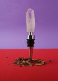 Crystal Wine Bottle Stopper | Clear Quartz-Image 1