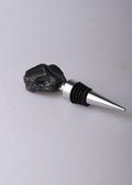 Crystal Wine Bottle Stopper | Obsidian-Image 2