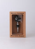 Crystal Wine Bottle Stopper | Obsidian-Image 3
