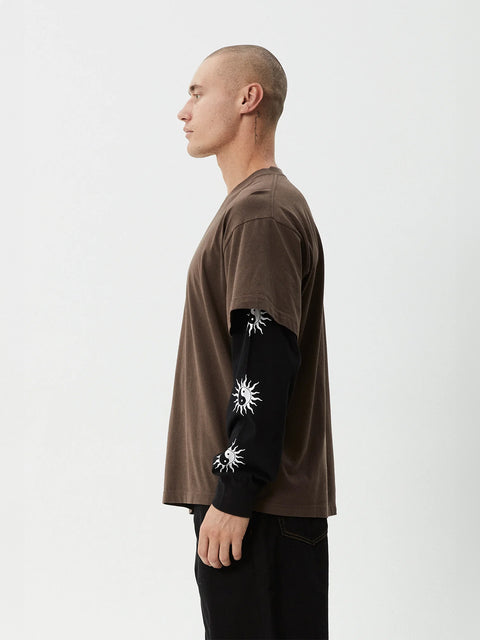 Double Trouble - Recycled Layered Boxy Tee