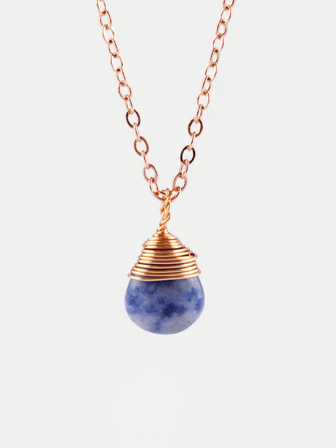Drop Shape Gem Pendant