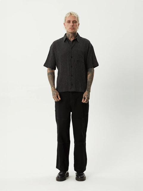 Dusk - Hemp Seersucker Check Shirt