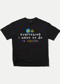 Everything is Illegal T-Shirt | Black-Image 1