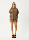 Fatigued - Recycled Oversized Tee | Coffee-Image 5