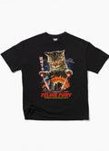 Feline Fury T-Shirt | Black-Image 1