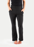 Festival Flared Printed Leggings | Black-Image 1