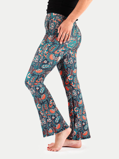 Festival Flared Printed Leggings