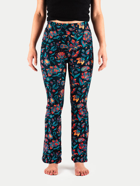 Festival Flared Printed Leggings