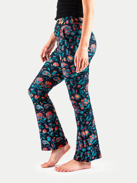 Festival Flared Printed Leggings