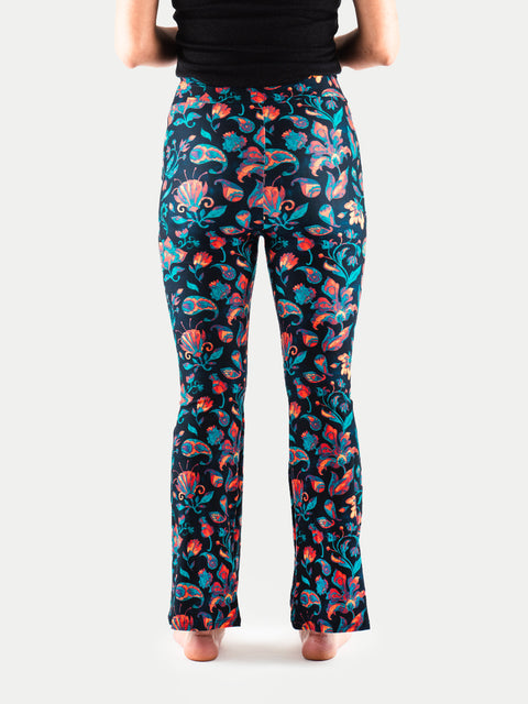 Festival Flared Printed Leggings
