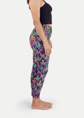 Festival Printed Leggings | Leaf Psychedelic-Image 2