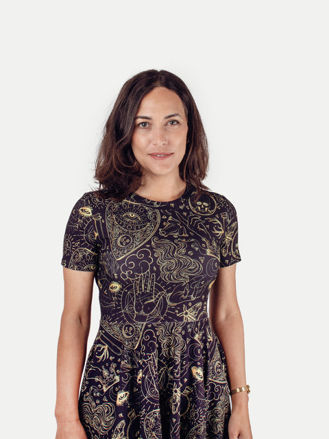 Festival Short Sleeve Dress