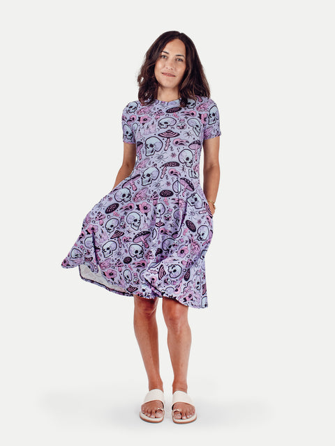 Festival Short Sleeve Dress