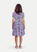 Festival Short Sleeve Dress | Death Shroom-Image 3