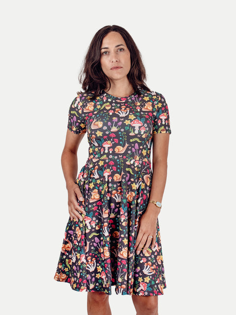 Festival Short Sleeve Dress
