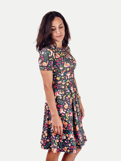 Festival Short Sleeve Dress