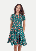 Festival Short Sleeve Dress | Red Cap-Image 1
