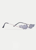 Fire Flames Sunglasses | Black-Image 3
