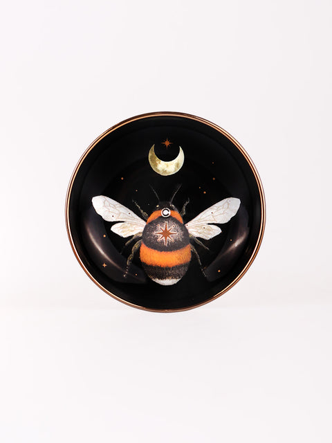 Forest Bee Ceramic Incense Plate
