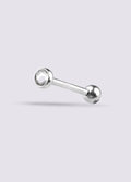 Gem Ear Stud 18G | Clear-Image 2