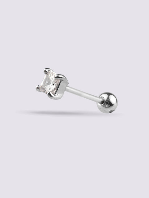 Gem Prong Set Ear Stud 18G