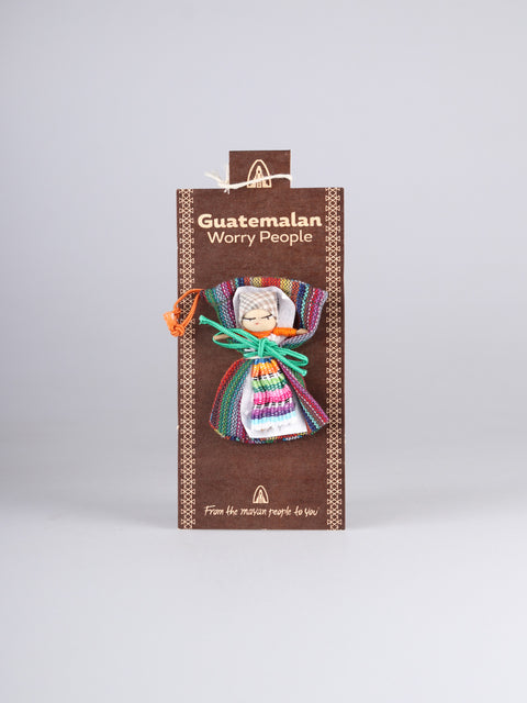 Guatemalan Worry Doll with Bag