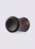 Hand Carved Arang Wood Plug | Brown-Image 1