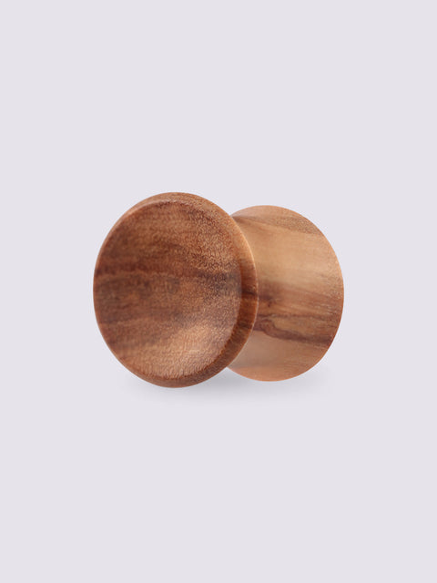 Hand Carved Olive Wood Plug