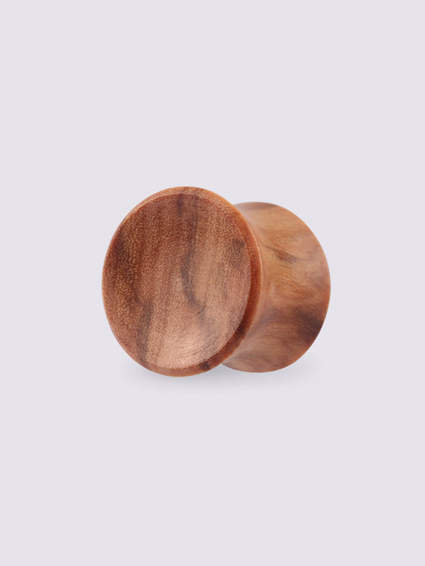 Hand Carved Olive Wood Plug
